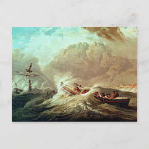 De boot van Tynemouth Bay Briefkaart