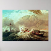 De boot van Tynemouth Bay Poster (Voorkant)