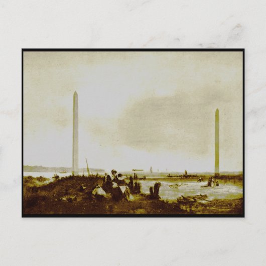 De Bootle Landmarks, rond 1830 Briefkaart (Voorkant)