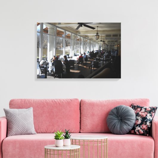 De bootslang canvas afdruk (Insitu (Woonkamer))