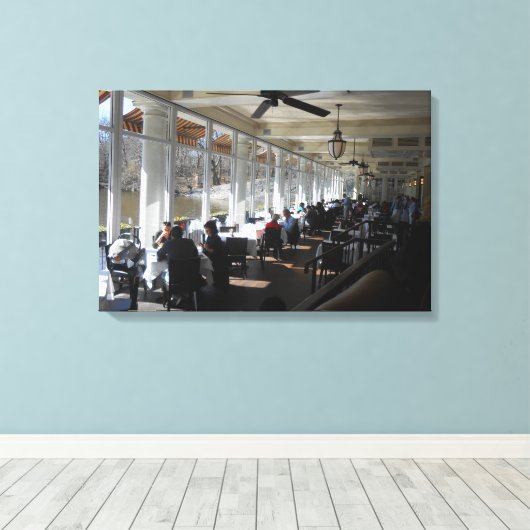 De bootslang canvas afdruk (Insitu (Houten vloer))