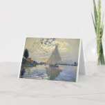 De bootwater die van Monet in le-Petit-Gennevillie Bedankkaart<br><div class="desc"></div>