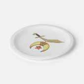 De Borden van de Krimpende Partij Papieren Bordje (Gekanteld)