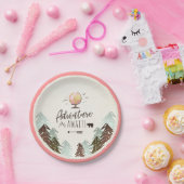 De Borden van het Document van het avontuur reizen Papieren Bordje (Feest)