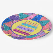 De Borden van het ouderlijk papier van de Retro Papieren Bordje (Gekanteld)