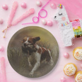 De Borden van het spaniel van Brittany Papieren Bordje (Feest)