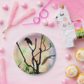 De Borden van Lonely Crow Paper Papieren Bordje (Feest)