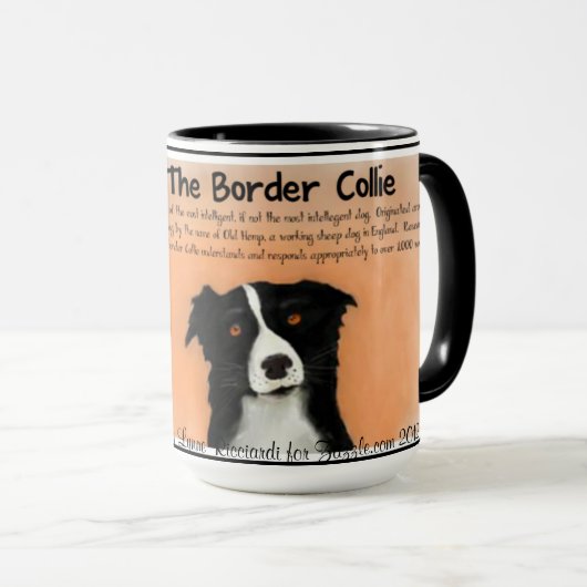 De Border Collie Mok (Voorkant rechts)
