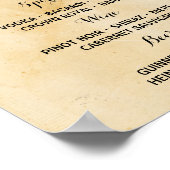 De Borg Rustic Lights Event Sign Wedding Reception Poster (Hoek)