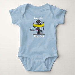 De Born to Disk Golf baby onsie Romper