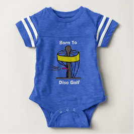 De Born to Disk Golf baby onsie Romper