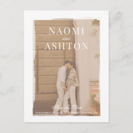 De borpte Band van de Bekleding bewaart de Datum Briefkaart