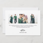 De borstel EDITABLE KLEUR van het Charm verandert  Bedankkaart (Achterkant)