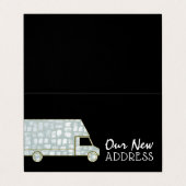 De borstel Slag Van de Verwijdering, Verandering v Visitekaartje (Buitenkant ongevouwen)