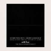 De borstel Slag Van de Verwijdering, Verandering v Visitekaartje (Binnenkant ongevouwen)