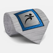 De borstel van de Metaal kijkt Lopend Stropdas (Opgerold)