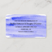 De Borstel van de waterverf sparen de Kaart van de Visitekaartje (Achterkant)