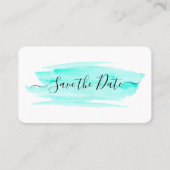 De Borstel van de waterverf sparen de Kaart van de Visitekaartje (Voorkant)