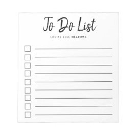 De borstel verliet gepersonaliseerd Lijnd om Lijst Notitieblok