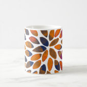 De borstelslagen van de waterverf - roestvast effe koffiemok (Center)