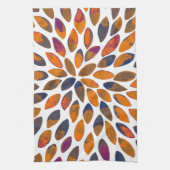 De borstelslagen van de waterverf - roestvast effe theedoek (Verticaal)