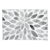 De borstelslagen van de waterverf - zwart-wit kussensloop (Voorkant)