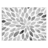 De borstelslagen van de waterverf - zwart-wit tafelkleed (Voorkant (Horizontaal))