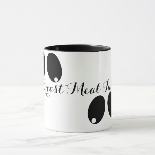 De borstmaaltijd in de stad mok (Midden)