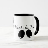 De borstmaaltijd in de stad mok (Voorkant rechts)