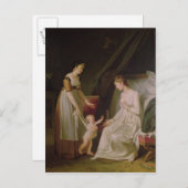 De borstvoeding briefkaart (Voorkant / Achterkant)