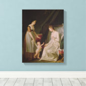 De borstvoeding canvas afdruk (Insitu (Houten vloer))