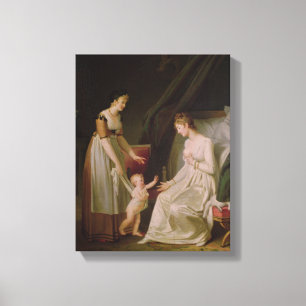 De borstvoeding canvas afdruk