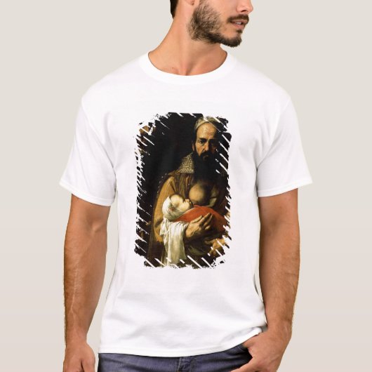De borstvoeding van de vrouw in het borstkas, 1631 t-shirt (Voorkant)