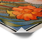 De Borzoi hond 002 - Natalia Mucha Perfect Poster (Hoek)