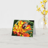 De bos Bij van de Kaart van de Nota (Gele Bloem)