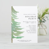 De bos collectieve partij van de waterverf kaart (Staand voorkant)