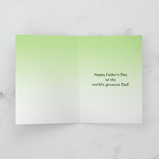 De bos Dag van de Vaders van de Weg Kaart (Binnen)