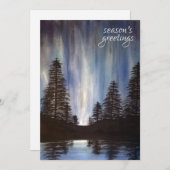 De bos Kaart van de Vakantie van de Dageraad (Voorkant / Achterkant)