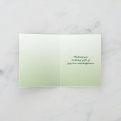 De bos Kaart van de Verjaardag van de Weg (Binnen)