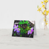 De bos Kaart Wildflowers van de Nota (Gele Bloem)