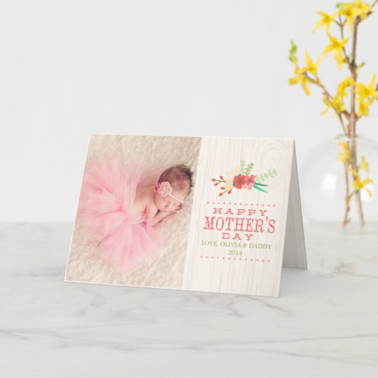 De bos Kaarten van het Moederdag (Gele Bloem)