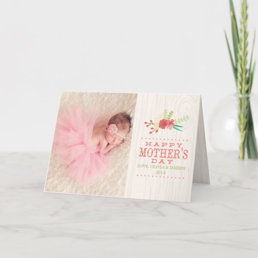 De bos Kaarten van het Moederdag (Voorkant)