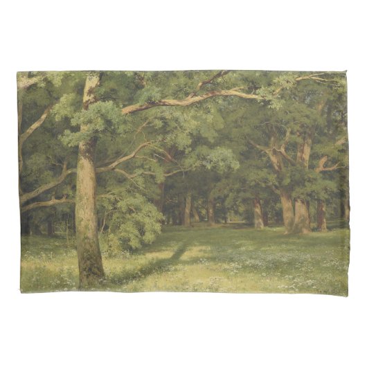 De bosbodem (Boslandschaps scène) Kussensloop (Voorkant-Links)