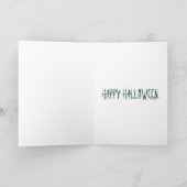 De Bosgeest Halloween Feestdagen Kaart (Binnen)
