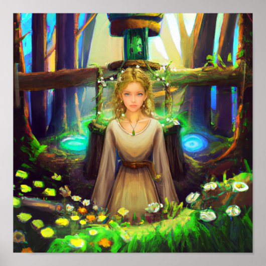 De bosheks poster (Voorkant)