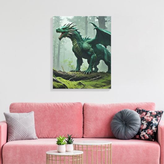 De Boskoning Canvas Afdruk (Insitu (Woonkamer))