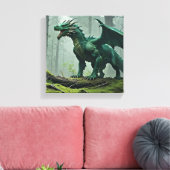 De Boskoning Canvas Afdruk (Insitu (Woonkamer))