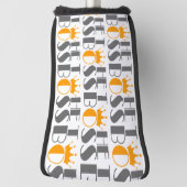 De boskornenkorfflinks golfheadcover (Draai 90)