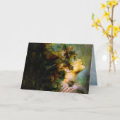 De bosnimf kaart (Gele Bloem)