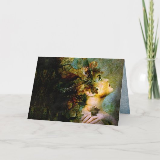 De bosnimf kaart (Voorkant)